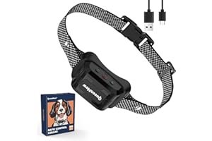 WIKSYNTHIA Citronella Bark Collar, Automatic Citronella Dog Bark Collar Spray Anti Dog Bark Collars with 2 Adjustable Spray Level, Citronella Dog Barking Training Collar No Shock Safty for Dogs