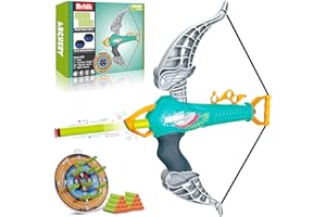 Britik Bow and Arrow for Kids Toys - Archery Set with 20 Suction Cup Arrows, Gifts for Boys Girls Toddler Age 4 5 6 7 8 Year Old
