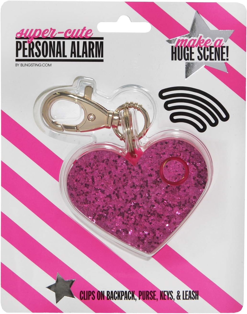 Self Defense Personal Panic 115 Decibel Alarm Keychain For Women With Led Safety Light And Clip Personal Safety Alarm For Women Security Surveillance Electronics