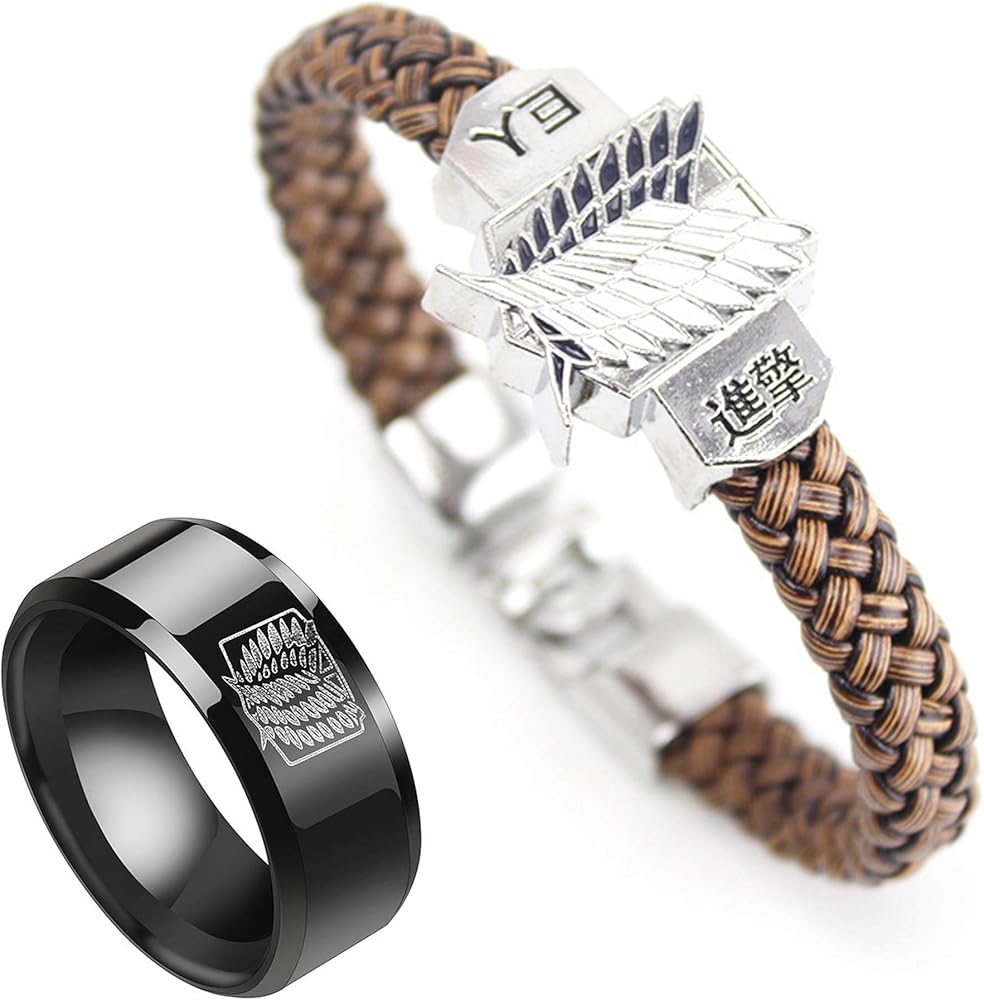Bracelet 21mm Ring For Attack On Titan Cosplay Lovers Fans Gifts In Bahrain Uo08kj1foa3 Binge Bh