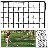 Amazgolf Golf Net,10Ft,15Ft,20Ft,25Ft Golf Practice Net,Sports Practice Barrier Net, Heavy Duty Ball Netting Golf Hitting Net
