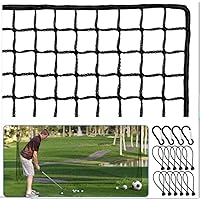 Amazgolf Golf Net,10Ft,15Ft,20Ft,25Ft Golf Practice Net,Sports Practice Barrier Net, Heavy Duty Ball Netting Golf Hitting Net