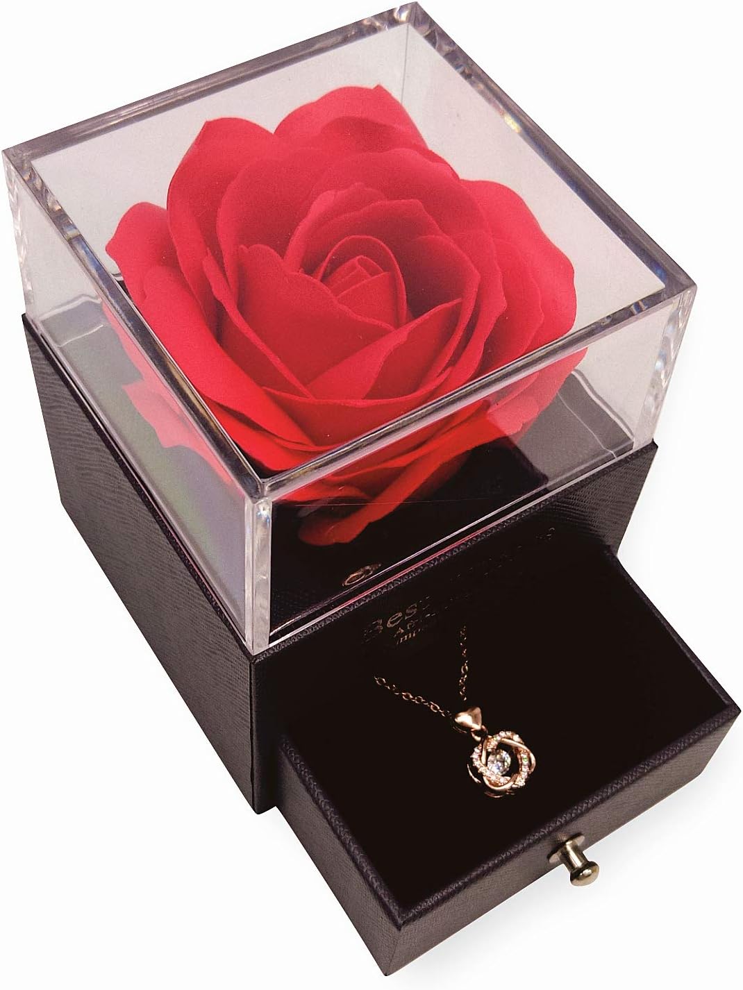 Real Preserved Rose Valentines Day Blue Mothers Day Handmade Fresh Rose Gift For Her On Birthday Anniversary Eternal Handmade Rose With Love You Necklace Rose Gift Box Home Kitchen Evertribehq Home
