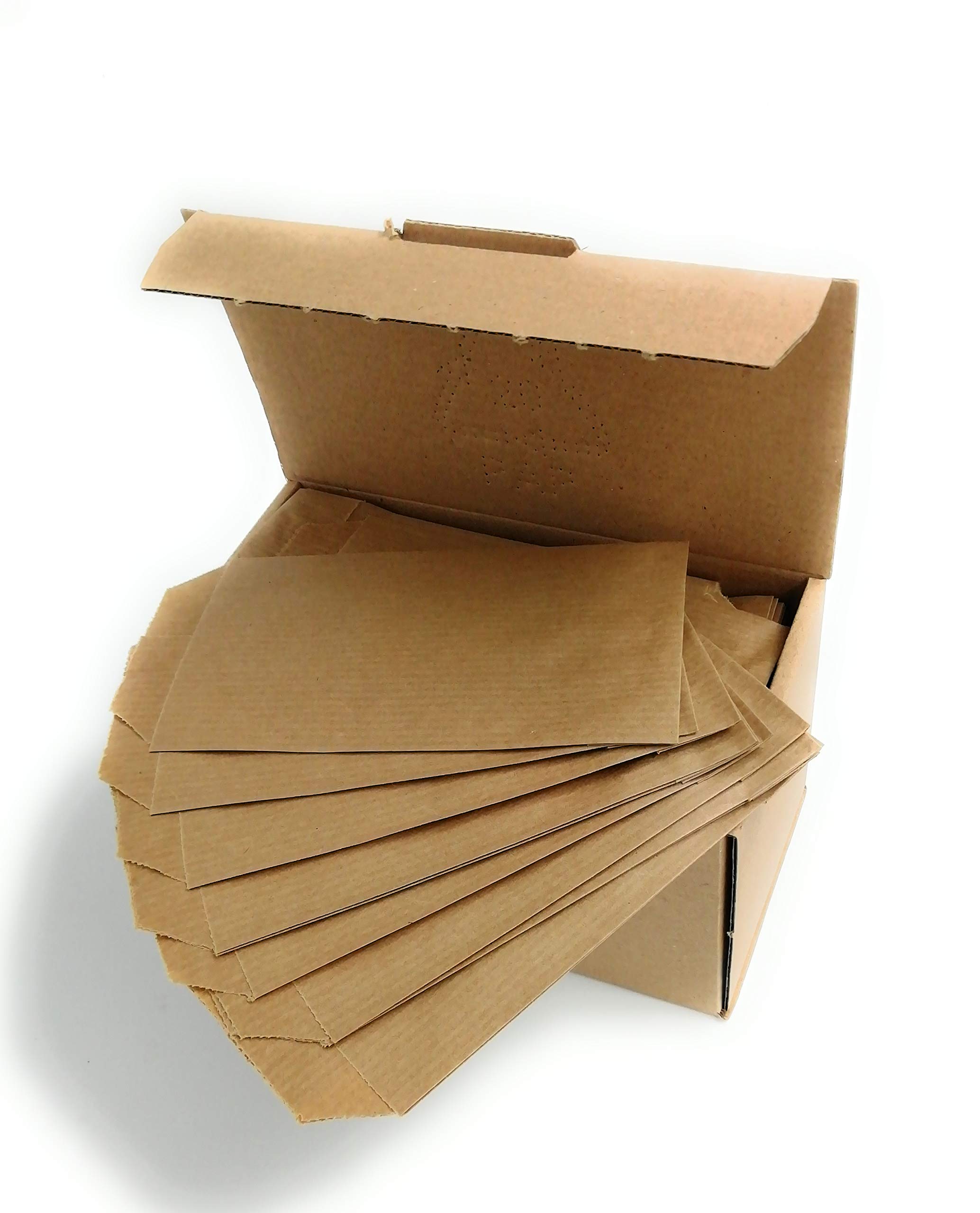 250 Kraft Paper Envelopes 7 x 12 cm for Commercial Use Jewellery Shipping Accessories