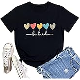LOOKFACE Women Graphic T Shirts Cute Soft Tees