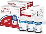 Sinocare Safe Accu2 Blood Glucose Test Strips 100pcs with 100 Twist Lancets view 6