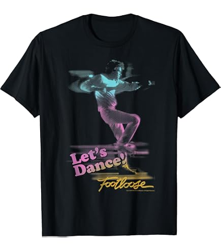 Amazon.com: Footloose Dance Dance 80's Logo T-Shirt : Clothing