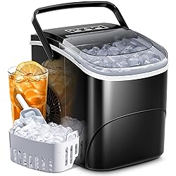 AGLUCKY Ice Makers Countertop,Portable Ice Maker