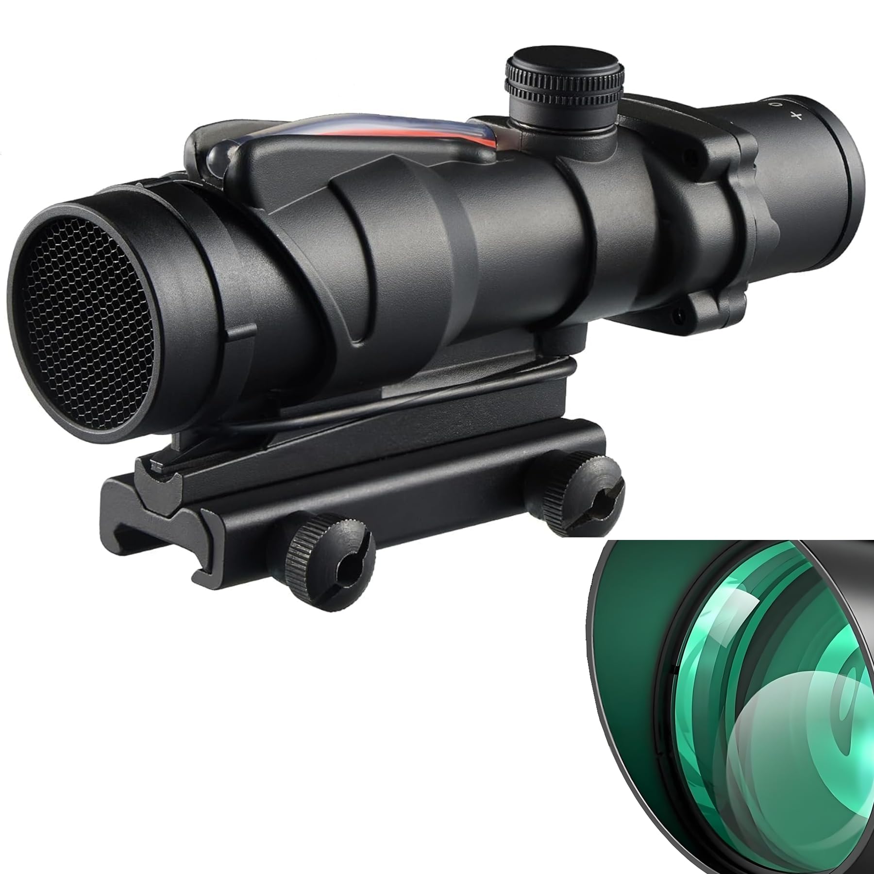 Photo 1 of 4x32  Red Fiber Black (Prism Scope)