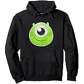 Disney Pixar Monsters University Mike Wazowski Big Face Logo Pullover Hoodie