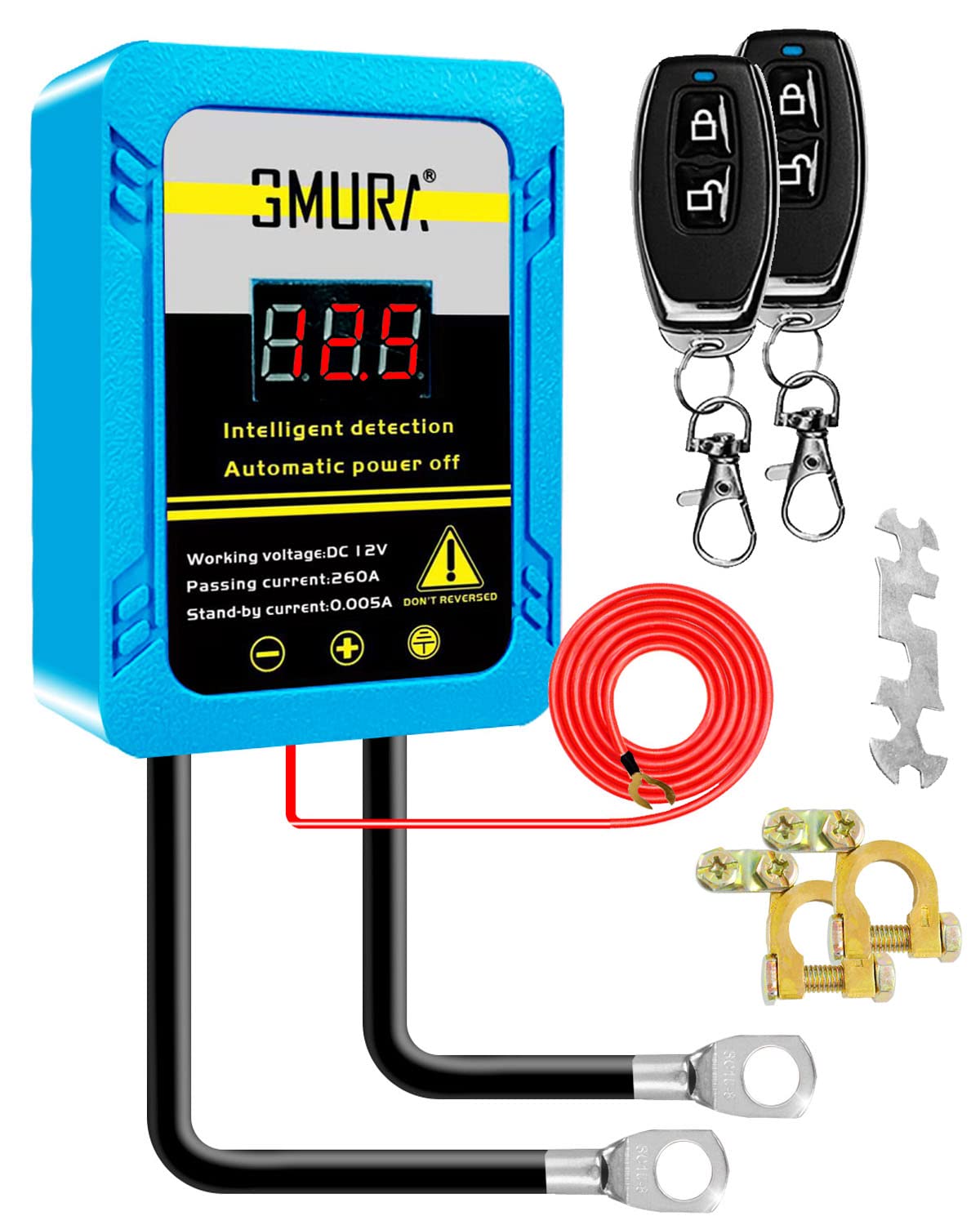 Anti Theft Kill Switch For Car, 12V 260A Remote Battery Disconnect Switch,  With Led Digital Display, Automotive Wireless Remote Control Battery Cut/Shut  Off Switch For Truck RV ATV In | Whizz Battery, image size:1200x1500