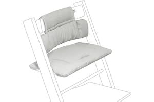 Stokke Tripp Trapp Classic Cushion, Nordic Grey - Pair with Tripp Trapp Chair & High Chair for Support and Comfort - Machine Washable