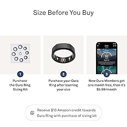Oura Ring Gen3 Heritage - Stealth - Size 11 - Smart