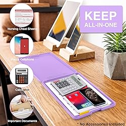 Sooez Clipboard with Storage, [25% Sturdier] Heavy
