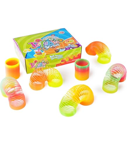 Amazon.com: ArtCreativity Spring Toy Assortment, 72 Mini Plastic