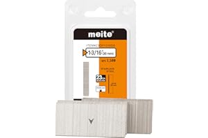 meite 23 Gauge Pin Nails, 1-3/16 Inch 304 Stainless Steel Pin Nails - Micro 23GA Headless Nails for Nail Gun for Trim, Craft,