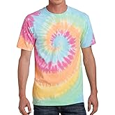 GoldenGateTees Tie Dye Style T-Shirts for Men and Women - Fun & Multi Color