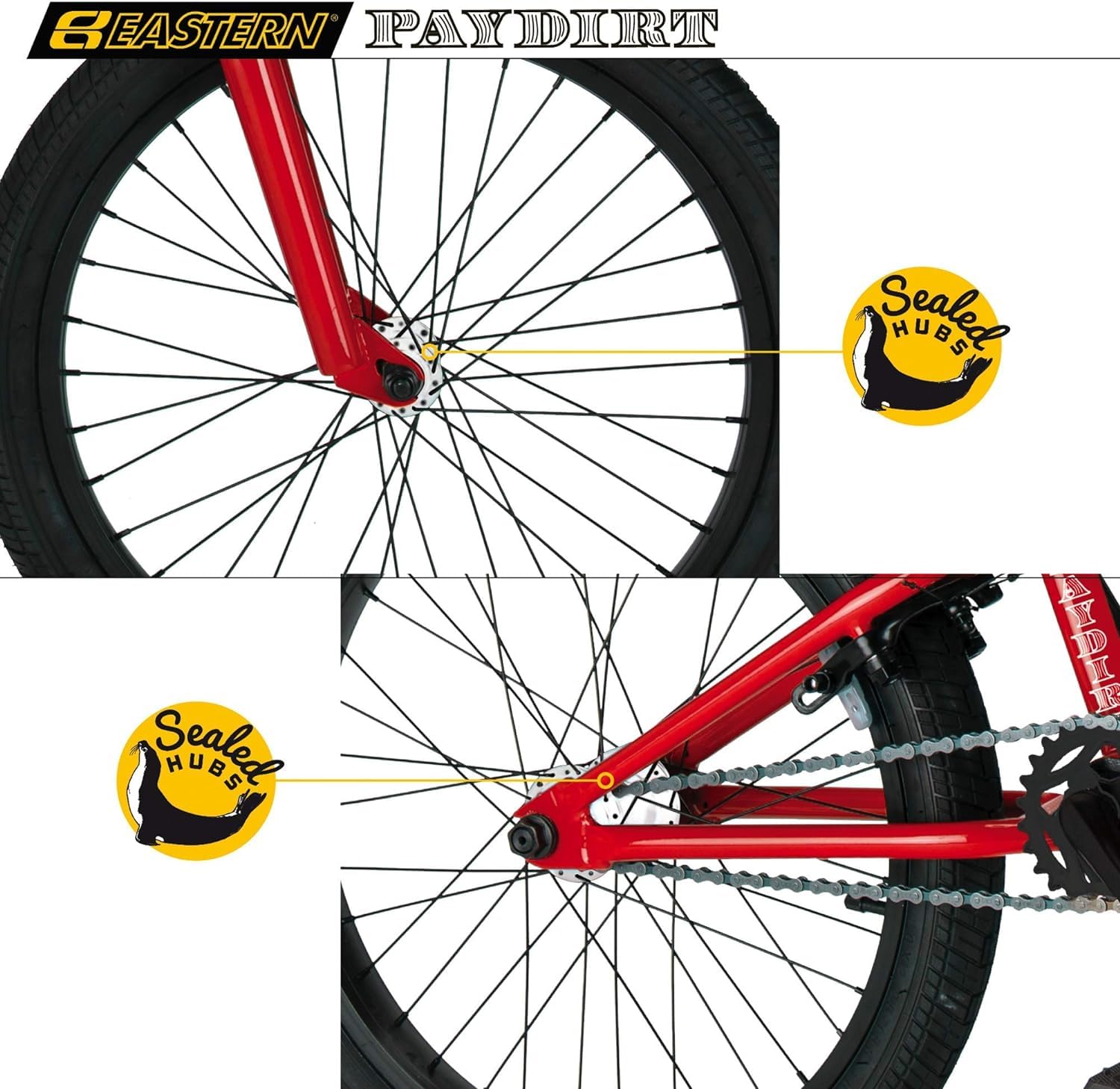 Eastern Bikes Paydirt - 20-Inch Freestyle BMX for Beginners, Durable Frame, Ideal for Street and Park Riding