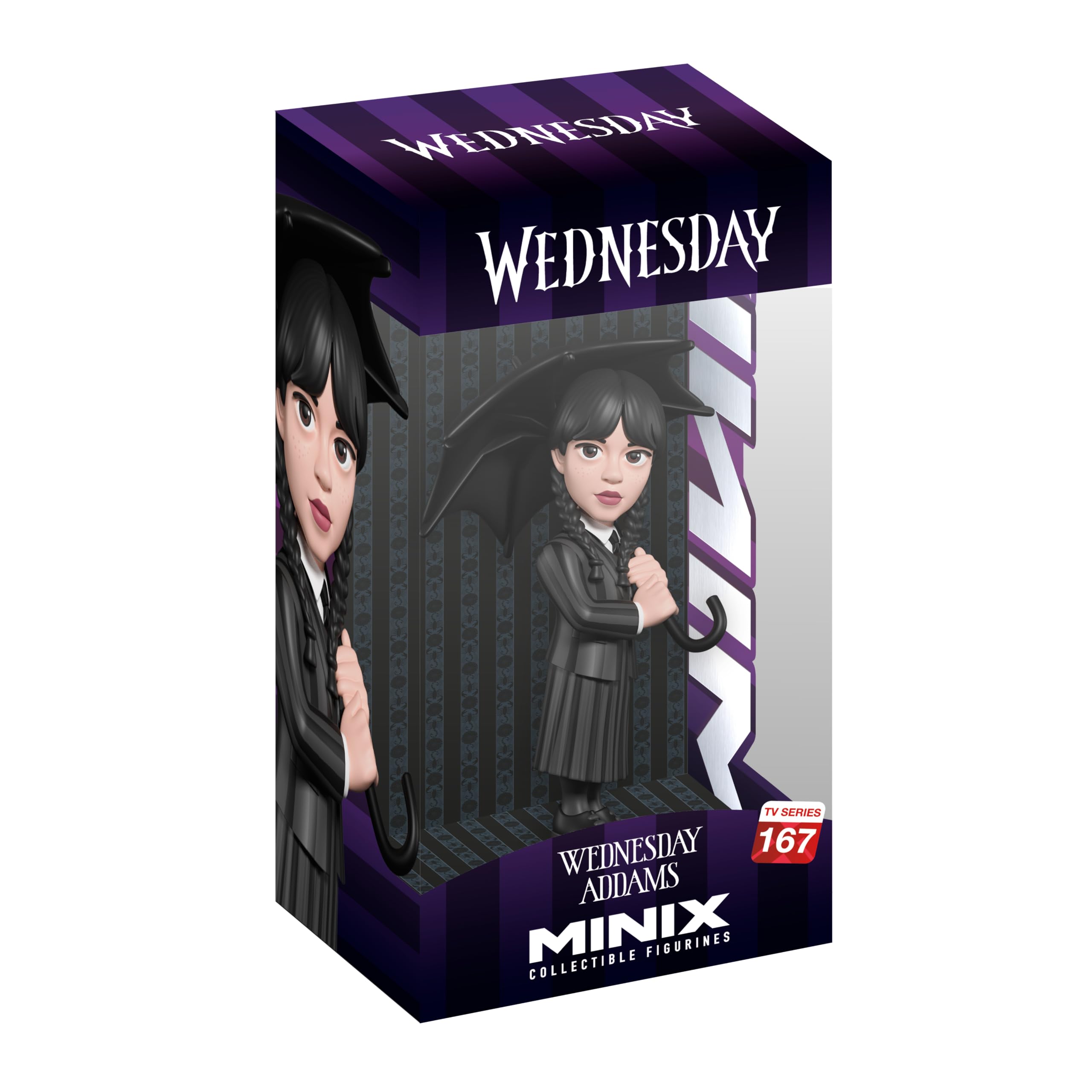 MINIX - TV Series #167 - Wednesday - Wednesday Addams Umbrella - Collectible Figure 12cm