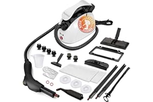 WAITBIRD Multi-purpose steam cleaner with all 21 accessories, handheld steam cleaner and shoulder strap, for furniture, sofa, tiles, floors, windows, upholstery