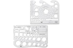 Mr. Pen- Landscape Templates, Architectural Templates, Drafting Tools, Landscaping Tools, Landscape Design Template, Drafting Ruler Shapes, Drawing Stencils