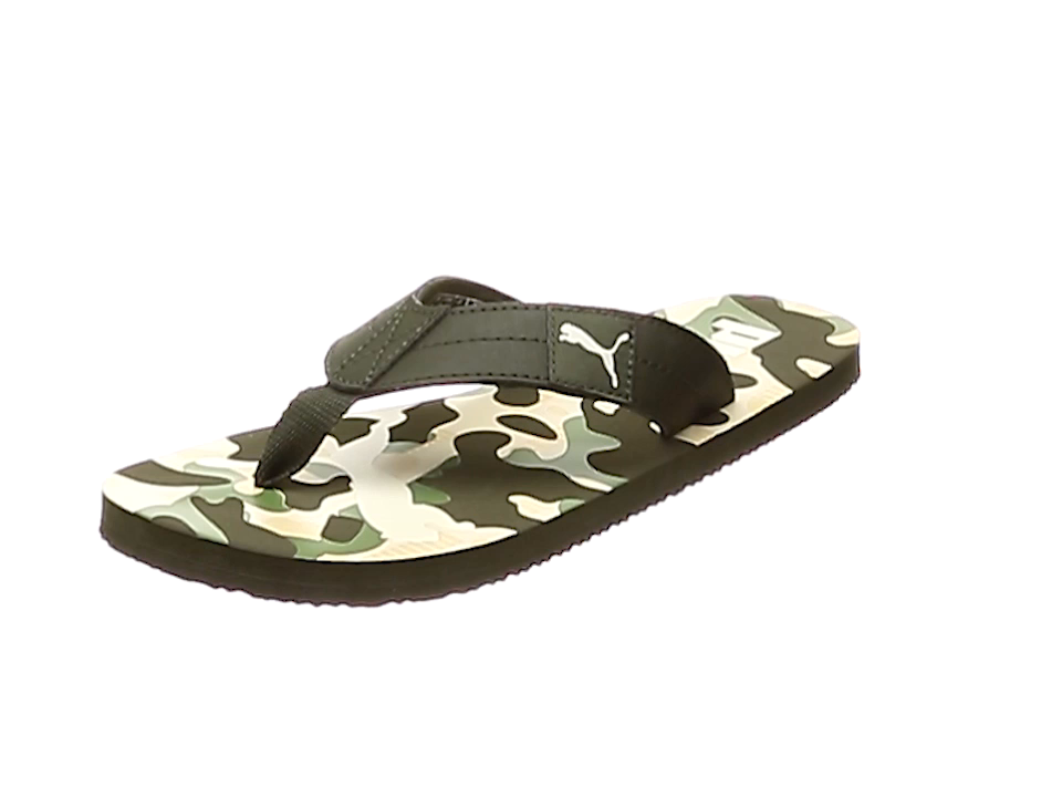 boys camo flip flops