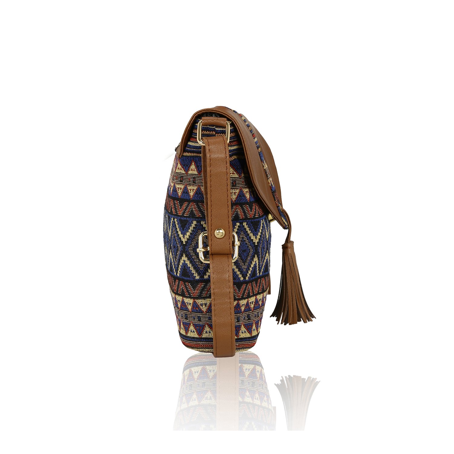 kleio jacquard stylish sling bag for women / girls