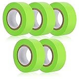 MOWPOG 5 Pack Green Flagging Marking Tape, 1" x