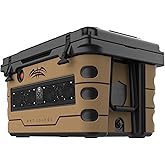 Wet Sounds Stealth SHIVR-55-BLK Black High Output Audio Cooler Speaker System + Full Gator Step Kit - Whiskey Over Black