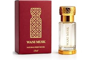 WANI Musk Exotic Arabic Perfume Oil – Musk Perfume & Floral Perfume Oil – Non-Alcoholic Attar Perfume with Natural Fragrance 