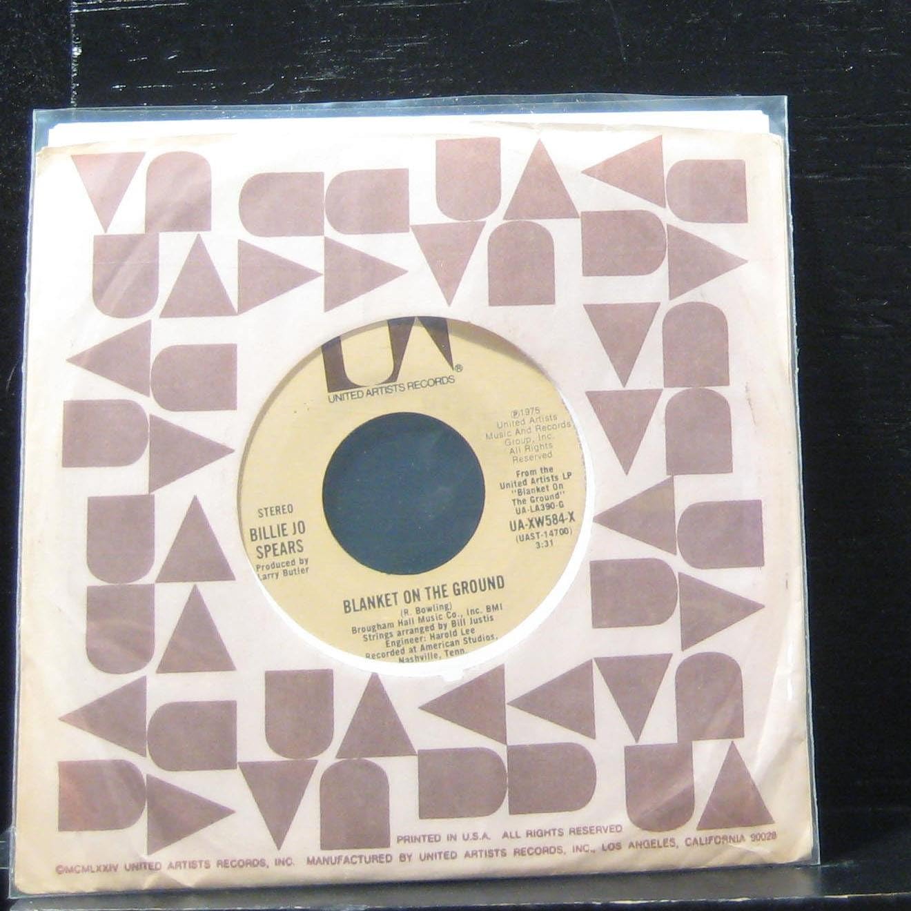 Blanket On The Ground [Vinyl Single 7''] Billie Jo Spears