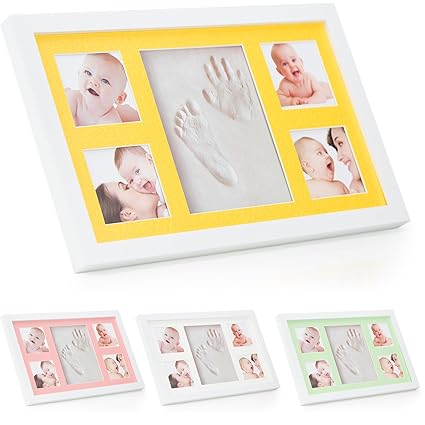 Baby Bilderrahmen für Handabdruck & Fußabdruck ® Babyboon