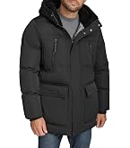 Amazon.com: Andrew Marc Men's Mid Length Down Jacket, BLACK