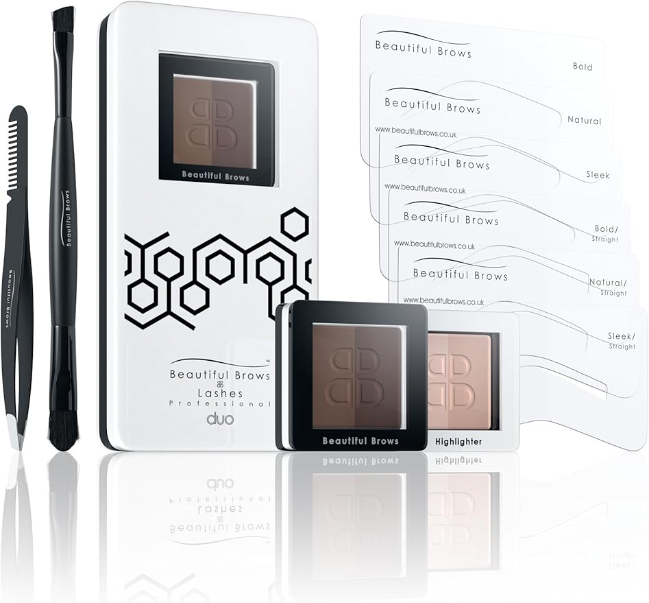 BEAUTIFUL BROWS DUO EYEBROW KIT (Dark Brown Chocolate) Amazon.co.uk