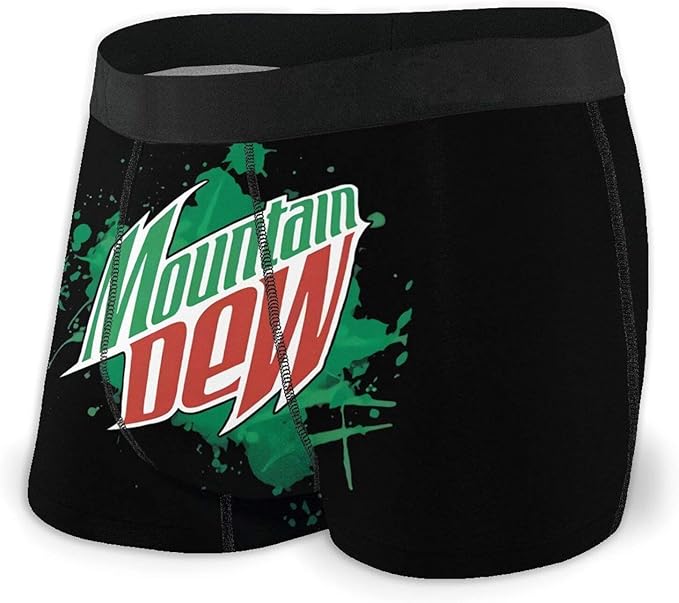 ZJLANS MounTain Dew Men's Boxer Briefs Underwear