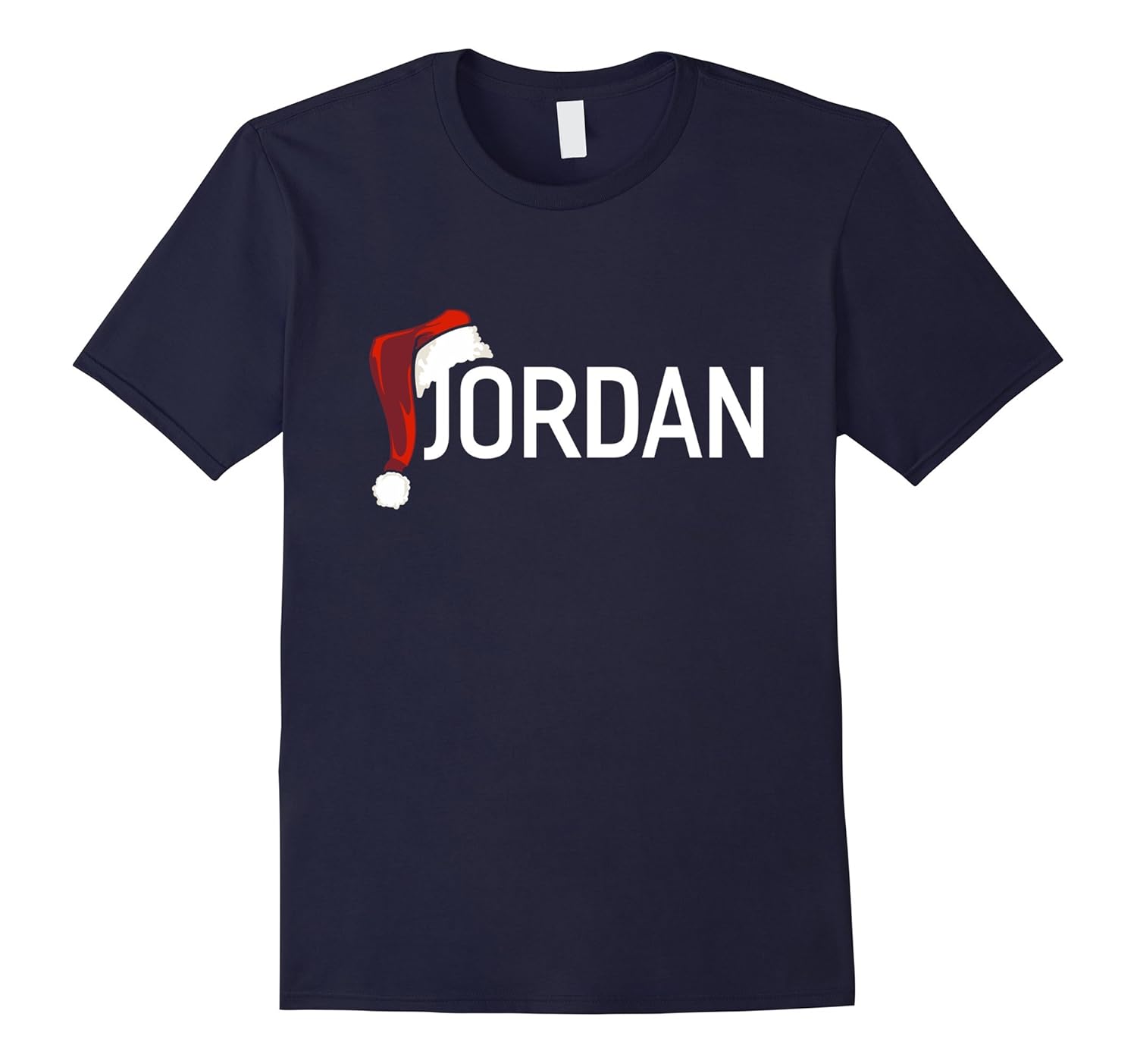 My Personalized Christmas Santa Hat Name Jordan T-shirt-ANZ