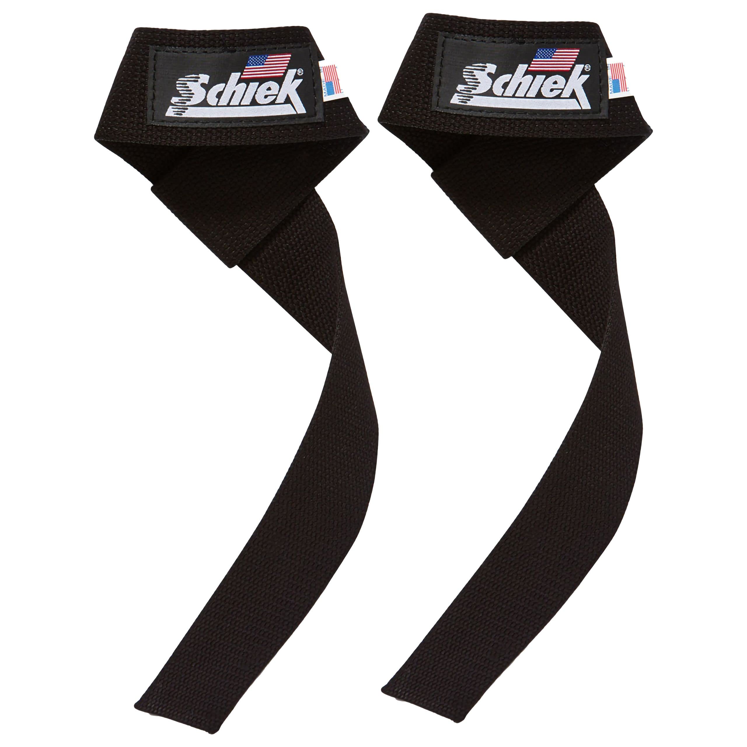 Schiek Sports, Inc. Basic Lifting Straps in Black