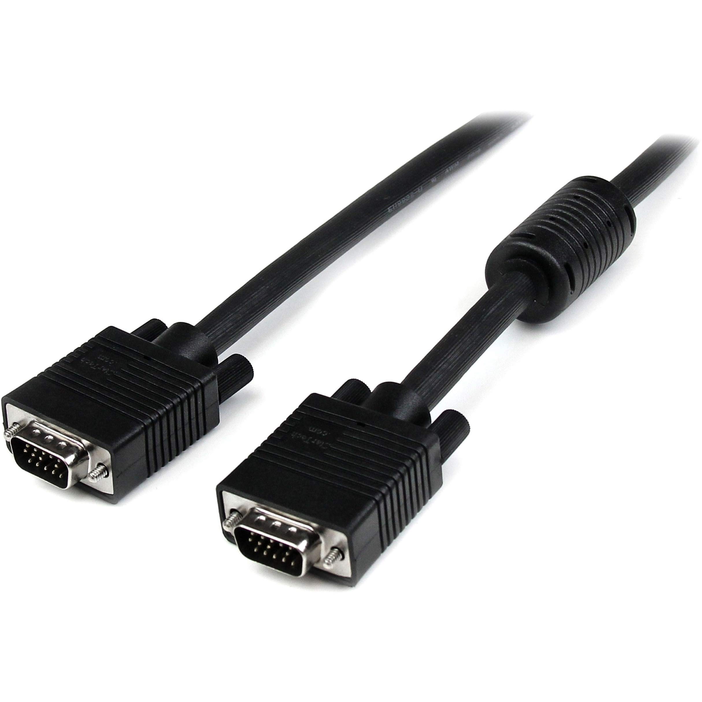 StarTech.com 35 ft Coax High Resolution Monitor VGA Cable - HD15 M/M - 35ft HD15 to HD15 Cable - 35ft VGA Monitor Cable (MXT101MMHQ35)