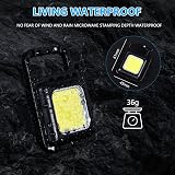 URAQT 1000 Lumen Rechargeable COB Keychain Flashlight Mini LED Torch 4 Modes view 4
