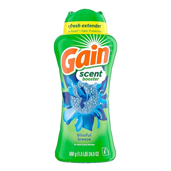 GAIN FIREWORKS IN-WASH SCENT BOOSTER BEADS, BLISSFUL BREEZE, 24 OZ