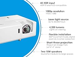 Optoma ZH406ST Short Throw Full HD Professional