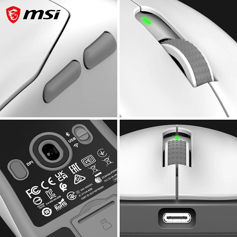 Forge GM340 Wireless White - Rato Óptico Sem Fios para Gaming