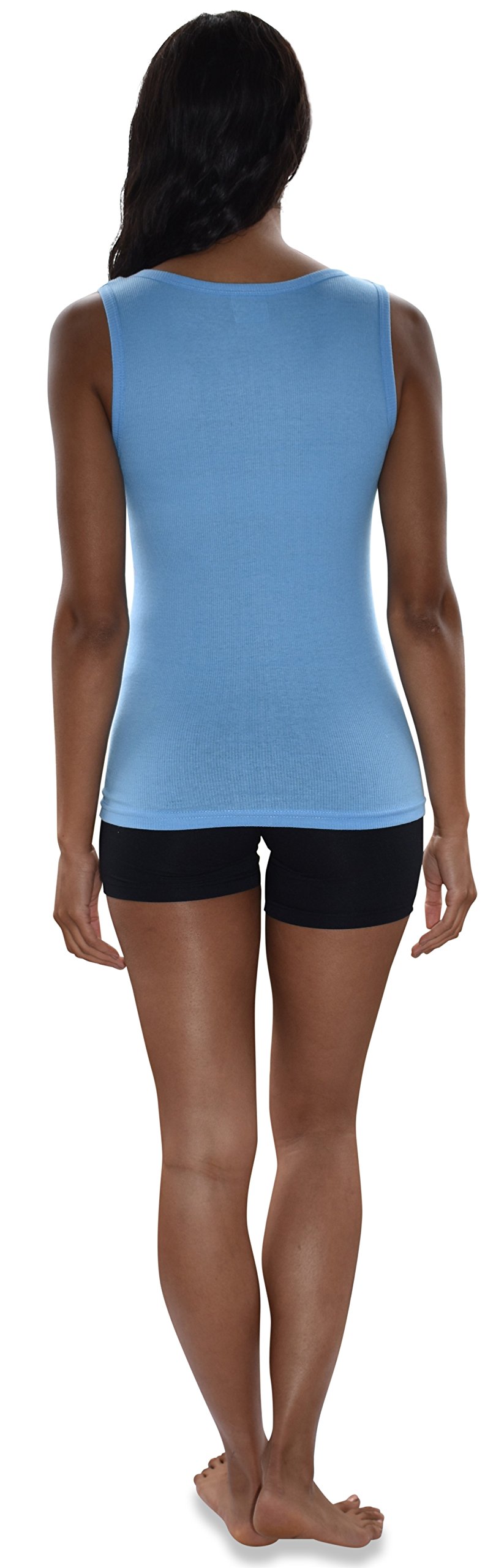 Sexy Basics Tank Tops for Women, Cotton Flex Tank Tops Multi Packs Women Product Review