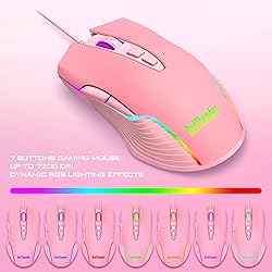 RedThunder K10 Wired Gaming Keyboard and Mouse and