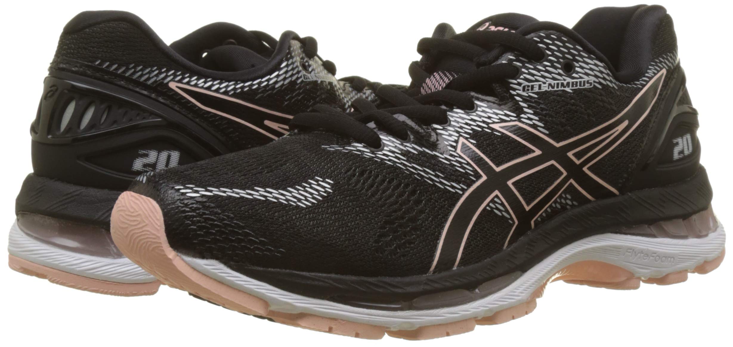 gel nimbus 20 black frosted rose