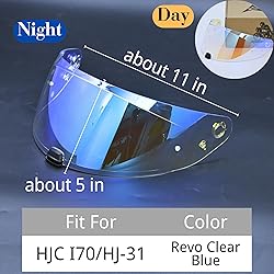 Logto Replacement Motorcycle Helmet Shield for I10