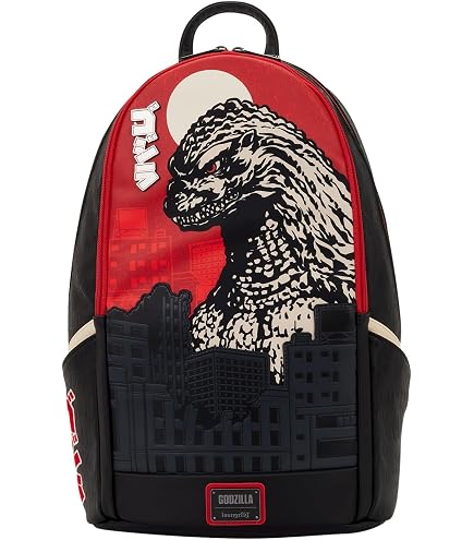 Amazon.com: Loungefly Godzilla vs. Mothra Midsize Backpack  display picture 3