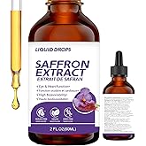 Saffron Extract Better Bioavailability Saffron Drops for Mood, Energy, Vision & Focus-60ml