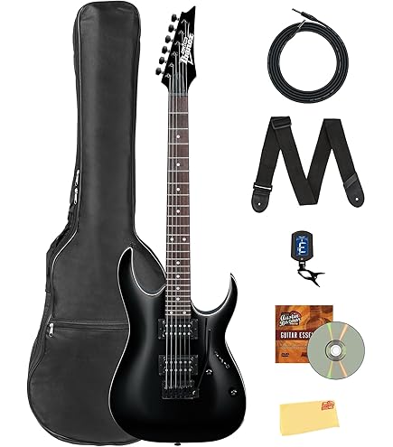 Ibanez gio 2本セット Amazon.com: Ibanez GRX20Z RG Gio Electric Guitar - Black Night