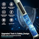 SUPRUS Candle Lighter USB Rechargeable Arc Lighter 360° Neck Stainless Steel view 3